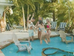 Alicia Williams, Isabel Moon, Payton Avery: A Memorable Pool Orgy