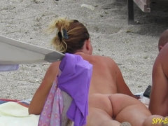 Hookup On The Beach - First-Timer Naturist Hidden Cam cougars