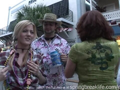 Fantasy Fest In Key West - Amateur Ladies Show Boobs