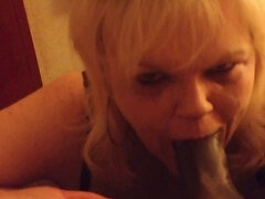 Bbc blondes, sucking bbc, blowjob sucking