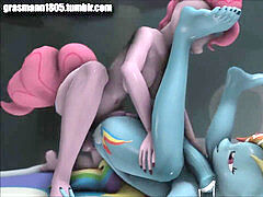 Mlp (FUTA) Rainbow Dash x Pinkie Pie