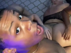 Crazy group sex video with amoral mature women