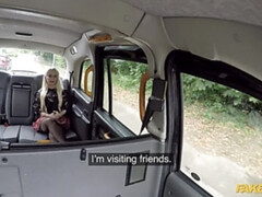Fake Taxi Driver romps with European blonde MILF Petite Princess Eve