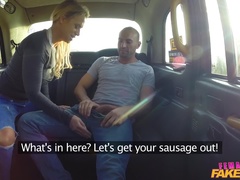 Female Fake Taxi (FakeHub): Ozzie tourist cums in blondes mouth