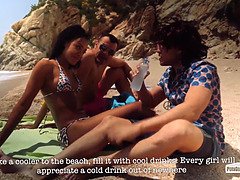 Culo, Playa, Belleza, Morena, Sexo duro, Hd, Al aire libre, Portugués