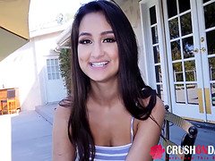 Eliza Ibarra gets naughty with her big ass and petite frame in POV video