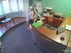 Doctor Provides Complete Sexual Experience to New Receptionist - Helen