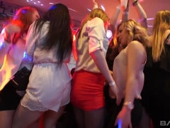Party girls get to touch and taste male dancers at sex club