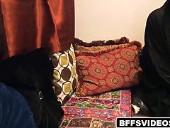 This Muslim bachelorette party turns into a fuck fest when a male stripper enters the show and the shy Arab girls release their inhibitions!
