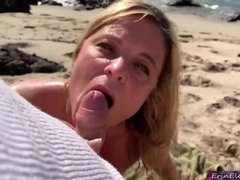 Step-Mother on vaca lures sonny on the beach (POINT OF VIEW) - Erin Electra