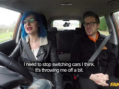 Ass Fuck Sex For Blue Haired Learner Fake Driving School