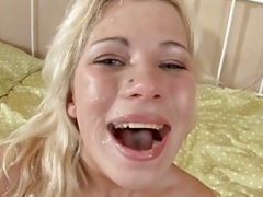 Russian Blonde Mia Gets Her Booty & Pink slit Destroyed By Fat D
