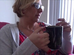 Good morning coffee with mature housewife Brianna Beach - StepSons Homecoming - Brianna beach