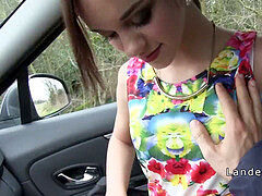 French ginger-haired teenager plumbed in public