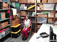 Backroom, Blowjob, Hardcore, Hd, Police, Punishment, Teen, Uniform