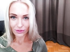 18, Blondynka, Obciąganie, Styl na pieska, Obciąganie, Punkt widzenia, Siostra, Nastolatki