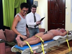 Oriental Boy Alex Bound and Tickled