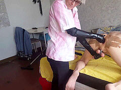 Leie, In den arsch, Cfnm, Weibliche domination, Selbstgemacht, Masturbation