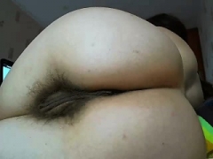 Amateur, Penetracion con dedos, Peludo, Solo, Camara web