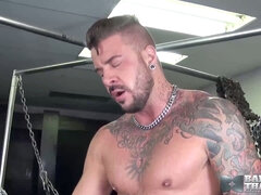 Dolf Dietrich delivers intense raw breeding to Rogue Status's hungry hole