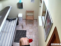 Voyeur Hidden Cam in Public Solarium