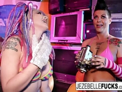 Surreal lesbian sex with Jezebelle and Leya