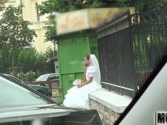 Bride, Classic, Facial, Lingerie, Pussy, Upskirt, Voyeur, Wedding