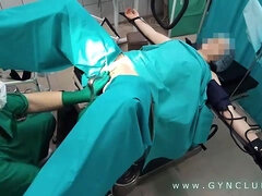 Gynecologist having joy with the patient