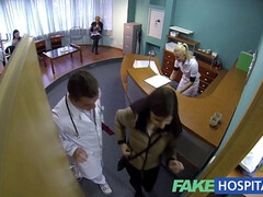 Fakehospital young lady with k. figure caught getting fucked by therapist