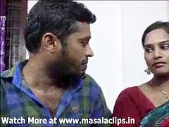 humungous jugs indian aunty in red saree humped by neighbour boy..and record her