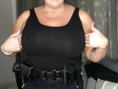 American, Big tits, Blowjob, Fingering, Humiliation, Orgasm, Police, Slut