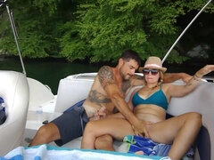 Public Amateurs Love Making Fun On Boat Public Voyeur Part1