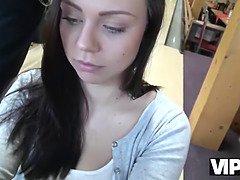 Hunter wants to get paid for some bowling and some hot sex with petite amateur cuckold