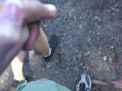 Mamada, Latina, Al aire libre, Pov, Público, Flaco, Chorro, Voyeur