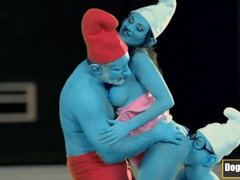 Smurfs threesome sex - xxx porn fantasy