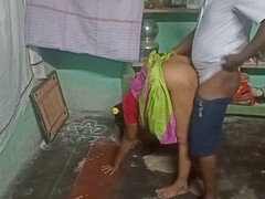 Desi aunt, indian house sex, cleaner