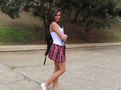 College, Cute, Group, Hardcore, Latina, Reality, Schoolgirl, Uniform