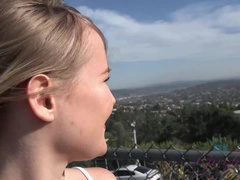 Amateur, Blonde, Doigter, De plein air, Pov, Chatte, Nénés, Voyeur