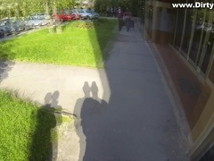 Outdoor fuck in spycam glasses