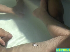 Gay Latino Fondles Straight Tattooed Stud In A Jacuzzi - Gay