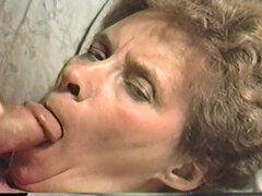 vhs of a steaming cougar facefucked for a jism facial cumshot