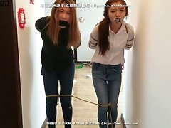 素人, 緊縛, ボンデージ, フェティッシュ, Hd, ジーンズ, ガリガリ, 拘束