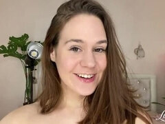 Intense Blowjob & Massive Facial Cumshot by Dirty-Talking Teen Leria Glow