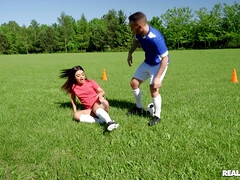 The Soccer Cocksucker - outdoor hardcore with Martina Smeraldi