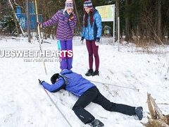 Amateur, Grosse bite, Sucer une bite, Club, 2 femmes 1 homme, Plan cul à trois, Serré, Nénés