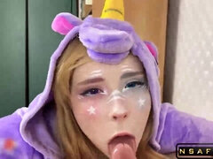 Magical Encounter A Unicorn Cosplayer Gets Fucked Hard