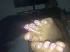 Amateur, Black, Cougar, Feet, Footjob