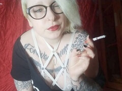 Amateur, Bbw, Chubby, Glasses, Smoking