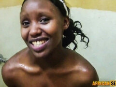 Shaggy pornstar cutie african scene