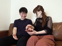 Gorgeous Japanese bitch in real foot fetish porn